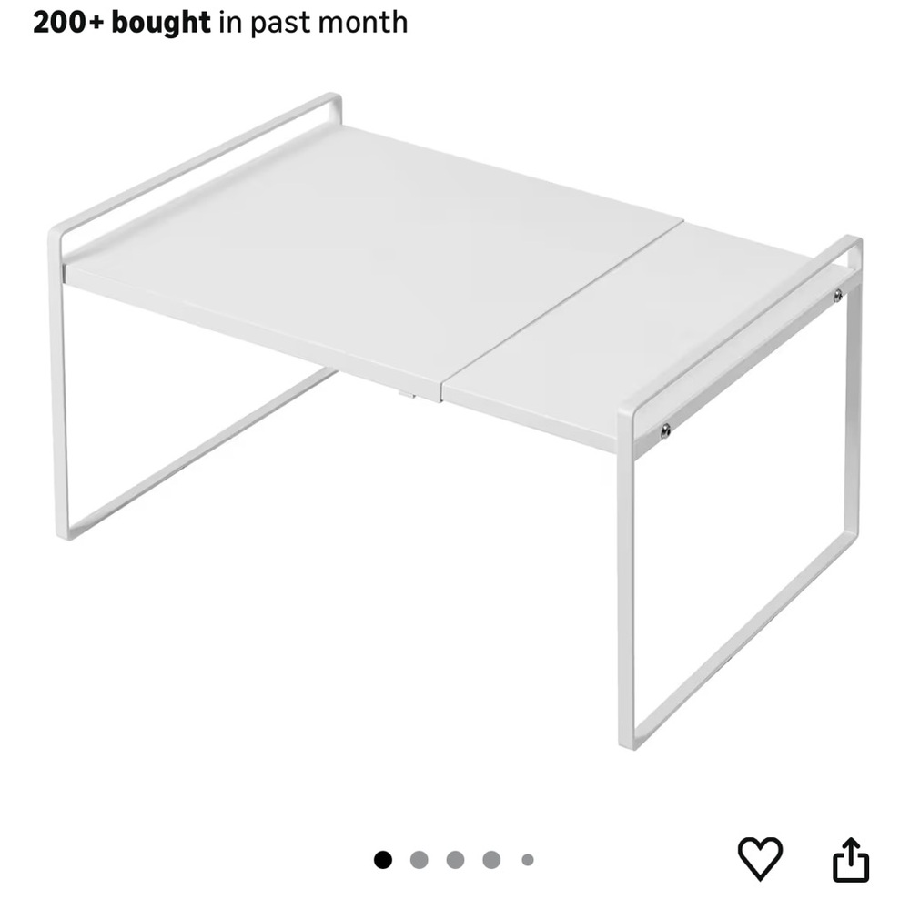 Heavy duty metal shelf space saver
